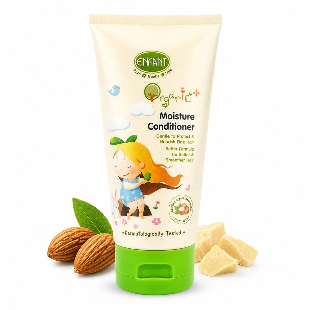 ENFANT Organic Kids Moisture Hair Conditioner (180ml) – Smooth & Detangling Formula