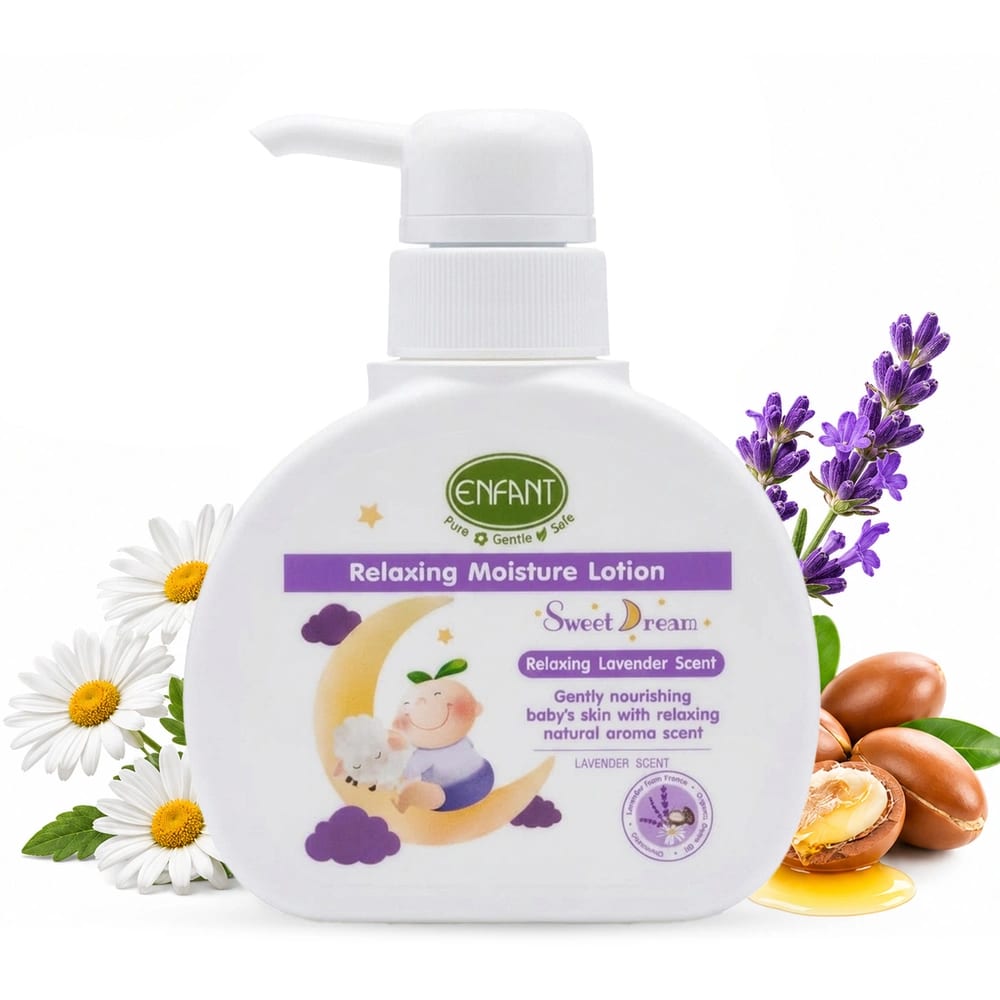 ENFANT Organic Sweet Dreams Relax Moisturizing Baby Lotion with Lavender & Ceramide (175ml)